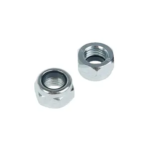 Made in China GI Hexagon Nylock nut with robber washer factory sale