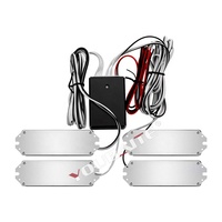 4 Köpfe * 6 LEDs Fernbedienung Drahtlose Auto oberfläche LED-Grill Blitzlicht Auto Oberfläche Blitz Blitz LKW Oberfläche Blitz Blitzlicht