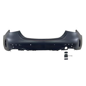 M.B STAR Mercedes Benz <b>C</b> Class W206 Rear Bumper Trailer Cover Plastic A2068853503 3603 A2068854304 4404 - Product Image 2