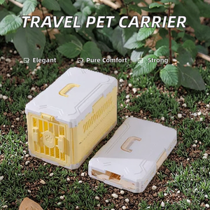 Katlanabilir, Havayolu Onaylı, Taşınabilir Evcil Hayvan Taşıma Çantası, Kedi Köpek Kafesi, Seyahat İçin Havalandırmalı, Şık, Katlanabilir Kulübe - Product Image 3