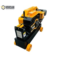 Machine de découpe de barres d'armature montée sur roues GQ-50 pour usine de béton préfabriqué et atelier d'acier – Machine de découpe de barres d'armature haute efficacité