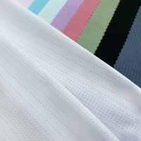 Sublimation personnalisée Dryfit Sportswear Tissu nid d'abeille Football Papillon Mesh Jersey 100% Polyester Tissu