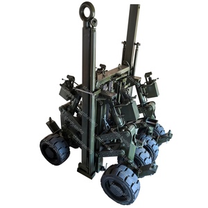 Remolque de contenedor de envío de carga automática, ruedas de plataforma rodante de contenedor de envío ISO, 2 unidades - Product Image 4