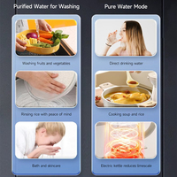 Système de filtration d'eau par osmose inverse 800 GPD, purificateur sans réservoir à haut débit sous évier avec affichage TDS intelligent pour usage domestique et extérieur