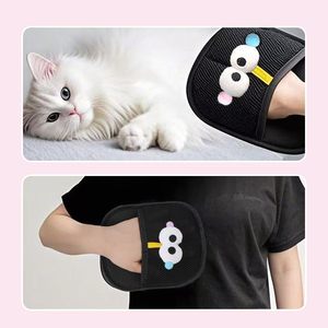 Factory Custom <b>Pet</b> Dog Hair Remover Foam Glove <b>Brush</b> Easy Cleaning Portable Long Plush Cat Hair <b>Brush</b> - Product Image 2