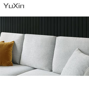 โซฟา3-2ที่นั่งสไตล์อิตาลีผ้าสักหลาดหรูหราพร้อมโซฟากำมะหยี่ - Product Image 4