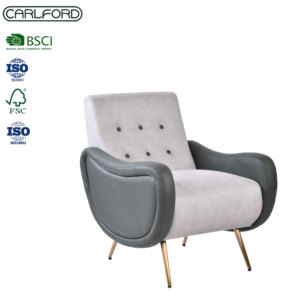 <span class=keywords><strong>Fauteuil</strong></span> d'appoint en <span class=keywords><strong>microfibre</strong></span> CARLFORD pour la maison, le salon, la chambre ou l'hôtel – <span class=keywords><strong>Fauteuil</strong></span> en <span class=keywords><strong>tissu</strong></span> de style détente - Product Image 2