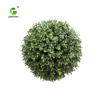 Boules d'herbe de plantes artificielles Greenmeta décoratives haute Performance pour la livraison directe d'usine Excellente pour les décorations