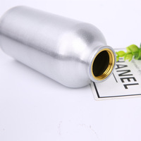 Bouteille en aluminium de sport portable d'usine 400ml 500ml 600ml 750ml avec bouchon et anneau