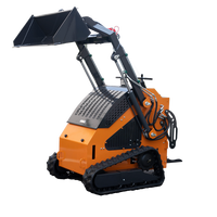 Compact Track Loader dengan Quick Attach Plate dan Berbagai Bucket untuk Pekerjaan Pembongkaran, Lansekap, dan Pertanian