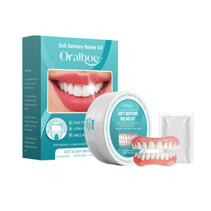 Prothèses dentaires temporaires Oralhoe : Couvre-dents complets (supérieur et inférieur) pour un sourire parfait, en matériaux confortables - Product Image 6