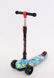 Les fabricants fournissent des trottinettes pour enfants de 2 à 9 ans, graffiti, musique, skateboard pliable à trois roues, luge, vente en gros - Product Image 3