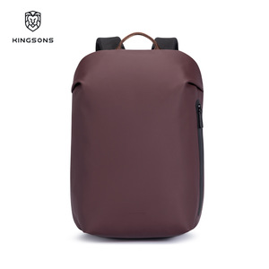 Kingsons Casual <b>Backpack</b> Water Resistant Lightweight <b>Large</b> Capacity Laptop <b>Backpack</b> Unisex Solid Color for Leisure Travel - Product Image 4