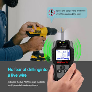 מחיק sf2 דק-עץ/מתכת/כבל חי עם סורק קיר מדידה עומק עבור בודק קיר מקצועי - Product Image 6