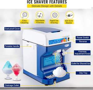 เครื่องโกนหนวดและบดน้ำแข็งประสิทธิภาพสูงสำหรับก้อนทรายและน้ำแข็ง - Product Image 2