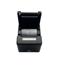 Petite imprimante de reçus de point de vente, coupe-papier automatique en option, imprimante thermique de reçus de 80 mm avec code-barres, Bluetooth sans fil, WiFi, USB, LAN