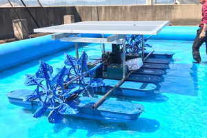 Aireador de rueda de paleta de 750W de venta superior para estanque de camarones de peces, aireador Solar para estanque de peces, estanque de peces, aireador de rueda Paddl para granja - Product Image 2