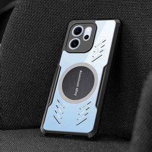 Pour <span class=keywords><strong>OPPO</strong></span> <span class=keywords><strong>Reno</strong></span> 14 14F 13 12 11 10 9 8T 7 PRO Lite Étui de téléphone magnétique à haute perméabilité anti-rayures Protection des quatre coins - Product Image 2