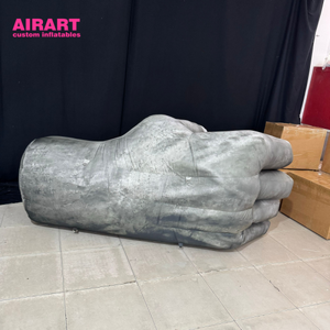 Escultura Inflable Gigante de Puño con Textura de Piedra de 2.4m, Mano de <span class=keywords><strong>Roca</strong></span> Realista Inflable para Decoración de Halloween y Laberintos Encantados - Product Image 3