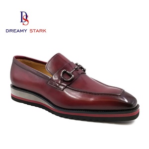 Chaussures Homme Confortables à Enfiler en Cuir Véritable Bicolore Faites à la Main avec Design Bruni et Logo Personnalisé – Collection Originale 2025 de Haute Qualité - Product Image 1