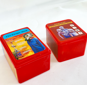 Masker kedap udara bersertifikasi CCC, masker penyelamatan diri dari api Anti Gas Hotel rumah perlindungan api, peralatan penyelamatan pernapasan dengan tudung penghalus - Product Image 4