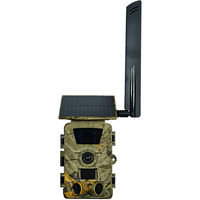 50 Mp No Glow Game Camera 5K Video App Control Solar 4G Lte Outdoor Live Video Mms Hunting Cellular Camera Rechargeable