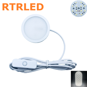USB LED Puck Light with Plug for Bambu Lab H2D A1 Mini P1P X1C DIY Lamp Hardware Kit 3D Printed Ambient Night <strong>Table</strong> Lamp - Product Image 1