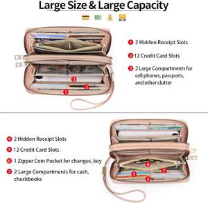 Porte-monnaie en cuir avec logo personnalisé - Product Image 2