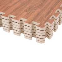 Tapis de jeu pour bébé Hydefoam multifonctionnel en EVA avec impression par transfert, imitation bois, pour la maison et la salle de classe, provenant de l'usine du Vietnam