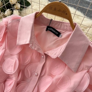 Vente directe fabricant : Nouvelle robe élégante en dentelle à manches courtes, coupe trapèze, respirante, style décontracté français, avec ceinture à nouer pour femme - Product Image 5