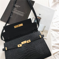 Sac à bandoulière pour femme de petite taille à motif litchi personnalisé en usine Fermeture éclair Cuir véritable Écologique Tendance Rétro Sling