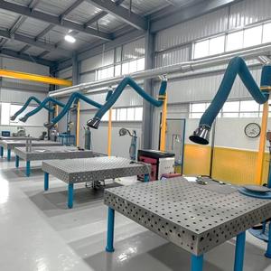 Brazo Extractor <span class=keywords><strong>de</strong></span> humos <span class=keywords><strong>de</strong></span> soldadura industrial con conducto flexible <span class=keywords><strong>de</strong></span> 360 ° - Product Image 6