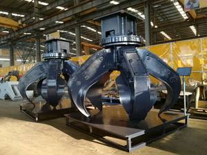 MONDE หัวคีบไฮดรอลิกแบบหมุนได้สำหรับรถขุด  สำหรับจับเศษเหล็กและวัสดุอื่นๆ  แบบหลายปากจับ - Product Image 5