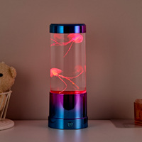 Nouvellement petite fête enfants rotondité couleur glaçure en plastique base enfant cadeau maison fête décor led méduse lumière