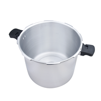 Autocuiseur et autocuiseur à pression en aluminium 22L avec manomètre, compatible gaz, poignée en bakélite, écologique, vente en gros