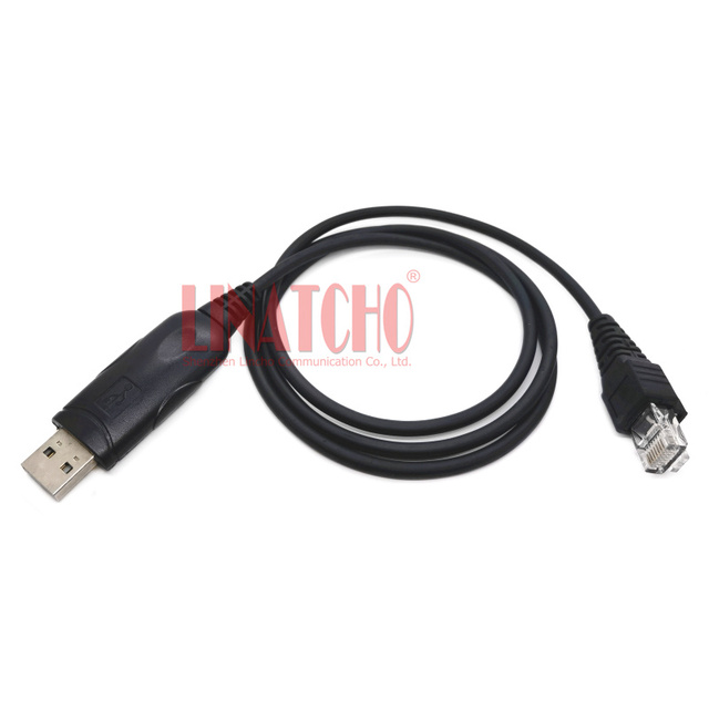 Two Way Car Radio IC-F410 IC-F410S IC-A110 IC-A200 IC-FR3000 IC-FR3100 IC-FR4000 USB RJ-45 8-PIN Jack Programming Cable