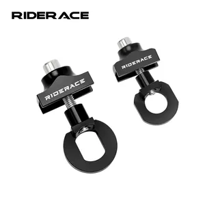 RIDERACE, натяжитель цепи для велосипеда, крепежный болт для натяжителя велосипеда для инструмента «DIY», алюминиевый сплав, одинарный регулятор скорости, черный