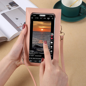 Nuova Borsa per Telefono in PVC con Schermo Touch e Stampa Floreale 2024 per Donne, Mini <span class=keywords><strong>Zaino</strong></span> Compatto a <span class=keywords><strong>Tracolla</strong></span> con Porta di Ricarica - Product Image 2