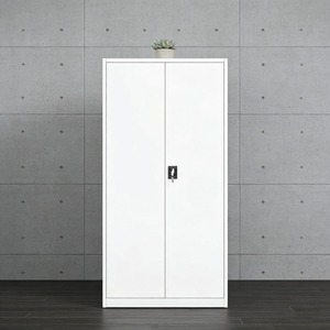 Armoire de rangement en acier pour bureau, classeur avec étagères réglables et serrure à clé - Product Image 1