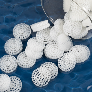 ตัวพาสารชีวภาพ MBBR คุณภาพสูง ผลิตด้วยวิธีฉีดขึ้นรูป สำหรับระบบบำบัดน้ำเสียด้วยการเติมอากาศ  ประสิทธิภาพการถ่ายโอนมวลสูง - Product Image 1