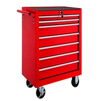 Caja de Herramientas con Ruedas de Alta Calidad y 7 Cajones, Carro de Herramientas, Carrito de Herramientas