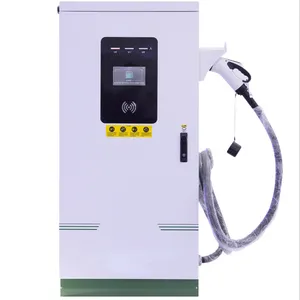 60kw kép sạc súng thương mại gắn trên sàn DC EV sạc nhanh sạc DC EV sạc sạc cọc