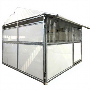 Notre génération pas cher Australie abri pour animaux abri à <span class=keywords><strong>chevaux</strong></span> utilisé pvc stable grange construction cheval stable boîtes de décrochage - Product Image 1