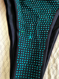 บิกินีสุดเซ็กซี่ระดับไฮเอนด์สำหรับผู้หญิงชุดว่ายน้ำประดับเลื่อมระยิบระยับสายคริสตัลบิกีนี่มีโลโก้ตามสั่ง - Product Image 6