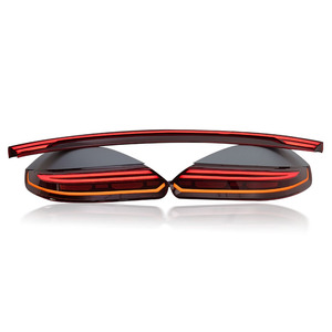 SJC อะไหล่รถยนต์สำหรับ <span class=keywords><strong>Porsche</strong></span> <span class=keywords><strong>Panamera</strong></span> ไฟเบรกหลัง970.2 970.1ไฟท้าย LED 2016 2010พร้อมแถบไฟกลาง - Product Image 6