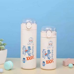 Botella de Agua Aislada de Acero Inoxidable, Taza Portátil para Estudiantes, Linda Taza con Diseño de Dibujos Animados - Product Image 2