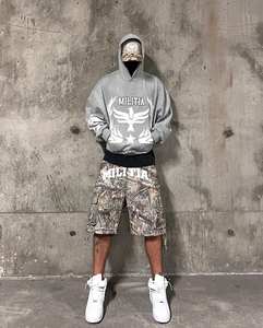 Pantalones de trabajo de camuflaje para caza con impresión digital holgados de verano con logotipo personalizado, pantalones cortos <span class=keywords><strong>Cargo</strong></span> Cavas Twill Real Tree Camo para <span class=keywords><strong>hombre</strong></span> - Product Image 4