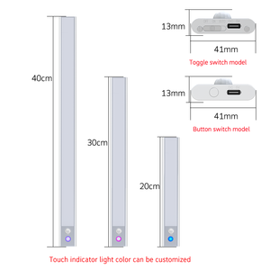 Capteur de mouvement LED ultra-mince sous la lumière de l'armoire fixée au mur pour l'éclairage intérieur armoires de cuisine et de placard maison chambre - Product Image 3