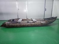 Bateau de pêche gonflable de 4,3 m (14 pieds) avec moteur hors-bord, bateaux pneumatiques