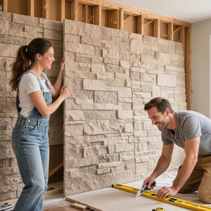 Panel <span class=keywords><strong>de</strong></span> Pared <span class=keywords><strong>de</strong></span> Piedra Artificial <span class=keywords><strong>de</strong></span> PU, Moderno, Ligero y Duradero, para <span class=keywords><strong>Decoración</strong></span> Interior y Exterior <span class=keywords><strong>de</strong></span> Hoteles, Dormitorios y Villas - Product Image 1